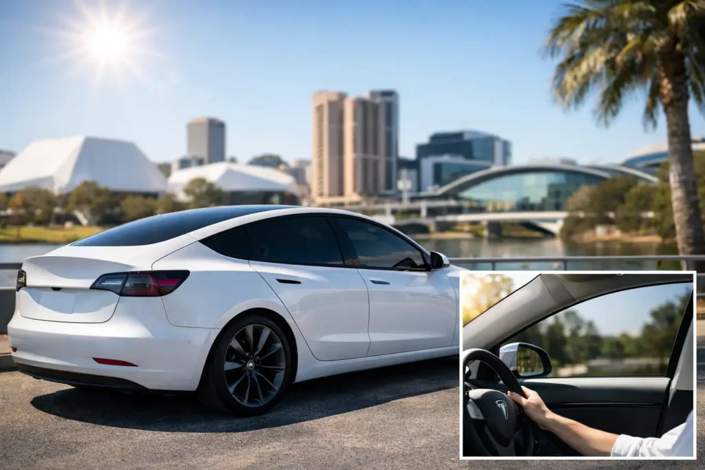 Tesla Window Tint Adelaide for Cooler Drives